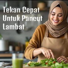 Tekan cepat untuk pancut lambat.